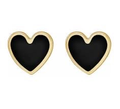 Black Heart Elegance earrings